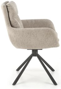 Scaun de bucaterie Leary, bej