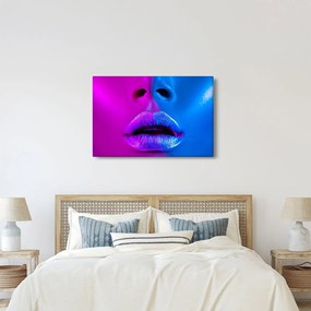 Tablou - Imaginea buzelor colorate (90x60 cm)