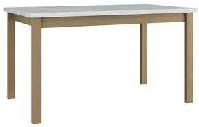 Masă sufragerie extensibilă Deasal 80 x 140 180 II (Alb + Stejar sonoma) (pentru 4-8 persoane). 1105367