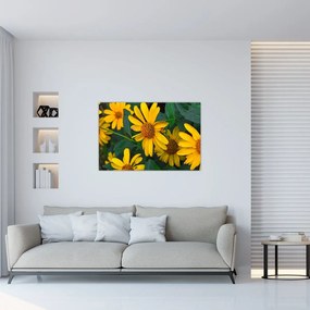 Tablou cu flori galbene (90x60 cm)