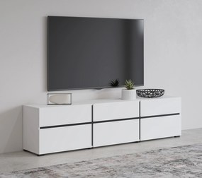 Masă TV Crossroad W41 (negru + alb). 1118160