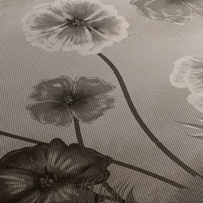Tablou - Flori desenate (150x105 cm)