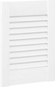 vidaXL Ușă de dulap cu grilaj alb 39,5x29,5 cm