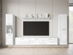 Mobilier living Ikinra XL (Alb + lucios Alb) . 1104555