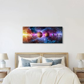 Tablou - Sistemul solar (120x50 cm)