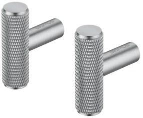 Cârlige argintiu-mat 2 buc. de montat pe perete din metal Rof – Blomus