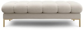 Bancă bej capitonată Bali – Cosmopolitan Design