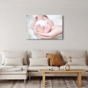 Tablou cu piciorușele de copilaș (90x60 cm)