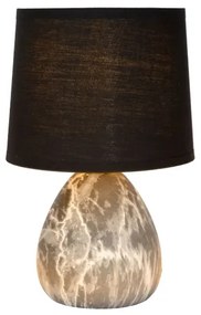 Lampă de masă MARMO 1xE14/40W/230V negru Lucide 47508/81/30