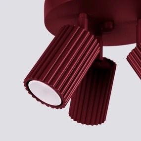 Brilagi - Lampă spot CRESTO 3xGU10/10W/230V burgundiu