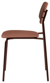 Scaune de dining teracotă 2 buc. Kirkland – Unique Furniture