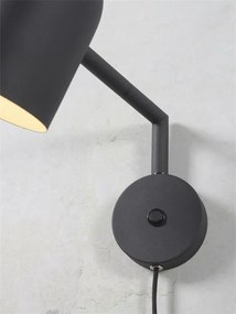 Aplica de perete design nordic Marseille black