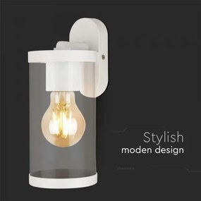 Aplică de exterior 1xE27/60W/230V IP44 alb