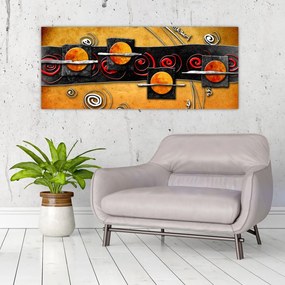 Tablou abstacției - Panete (120x50 cm)