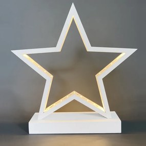Deuba Stea de Crăciun cu iluminare LED - albă
