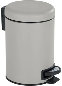 Wenko Coș de gunoi cu pedală Leman 3 l, taupe, 3 l