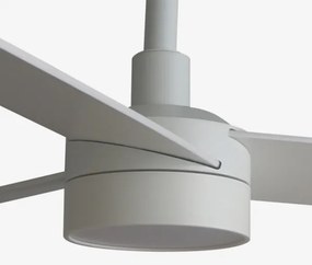 Ventilator LED dimabil FARO 34297WT-1TW RUDDER L LED/18W/230V alb d. 132 cm WT + telecomandă