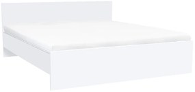 Pat dublu Miami fără cadru de pat 180x200 cm alb-alb