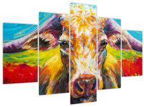 Tablou - Vacă pictată (150x105 cm)