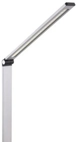 Lampă LED de birou cu încărcare wireless LED/10W/230V crom mat