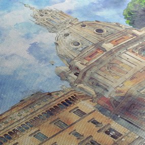 Tablou - Biserica Santa Maria di Loreto, Roma, Italia (70x50 cm)