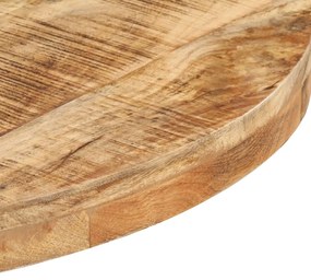 Masa de bar, O 60x110 cm, lemn de mango brut, rotunda 1, O 60 x 110 cm, lemn de mango nefinisat