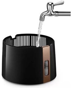 Umidificator Philips HU3918/10, Până la 45 m2, 300 ml/h, 3 l, 3 trepte, Nanocloud, Afișaj LED, Mod de noapte, Negru