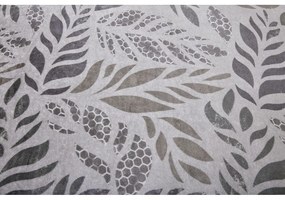 Lenjerie de pat gri din micropluș/cocolino pentru pat de o persoană 140x200 cm Judith – My House