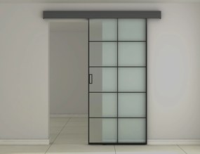 Ușă glisantă sticlă sablată ASB-002