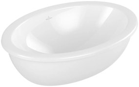 Villeroy &amp; Boch Loop &amp; Friends lavoar 56x38 cm oval sub blat alb 4A5500R1