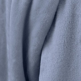 Pătură albastru-deschis din micropluș/cocolino 130x170 cm Raschel Velvet – Catherine Lansfield