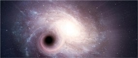 Tablou - Galaxii spiralate (120x50 cm)