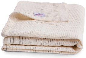 Babymatex Pătură pentru copii Sisi ecru, 75 x 100cm