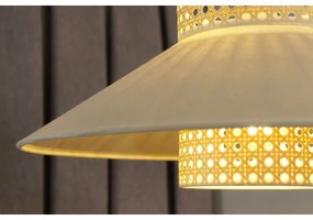 Lustră aplicată RIO Duolla RATTAN 1xE27/15W/230V d. 45 cm bej/ratan