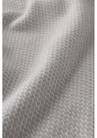 Pled din amestec de bumbac Euromant Zen, gri, 140 x 180 cm