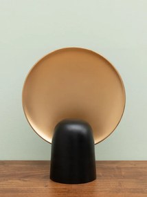 Lampa de masa, aurie, din metal, Goldie
