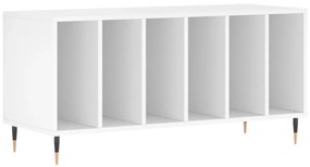 831740 vidaXL Comodă discuri, alb, 100x38x48 cm, lemn prelucrat