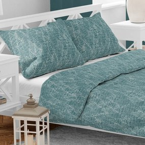 Lenjerie de pat din bumbac de Crăciun Pădurea de iarnă, 140 x 200 cm, 70 x 90 cm