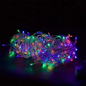 Iluminat LED de Crăciun - 5 m,50 LED-uri,colorat+controler