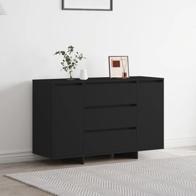 vidaXL Dulap Negru 120x41x75 cm Lemn prelucrat