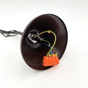 Lustră pe lanț Brilagi COTTAGE 3xE14/40W/230V stejar/maro