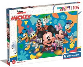 Disney Mickey Colorsplash Puzzle Clementoni 104 piese