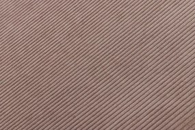 Canapea extensibila, Catifea Raiata, Taupe, APARTMENT 215cm A-44502 VC