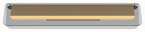Aplica de perete LED design minimalist Flat, fumuriu
