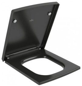 Capac WC Villeroy &amp; Boch, Memento 2.0, soft close, quick release, ebony, 8M24S1S5