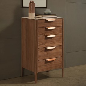 Dulapior cu 5 sertare design elegant Glayds AC-CP1806-A