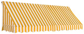 Copertina de bistro, portocaliu si alb, 300 x 120 cm portocaliu si alb, 300 x 120 cm