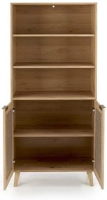 Dulap cu rafturi Rustico, stejar artisan