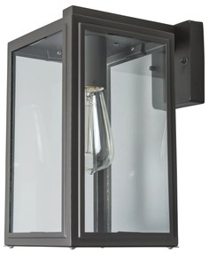 Aplică de perete industrială exterioară gri IP44 - Sutton Down