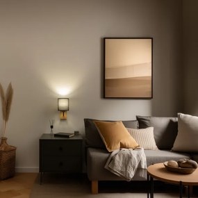 Lampă de perete Brilagi NUBILA WOOD 1xE27/25W/230V stejar/negru